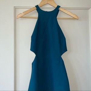 Teal Mini Cocktail Dress